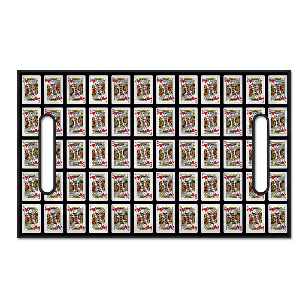 King Of Hearts Pattern Print Golf Cart Seat Cover