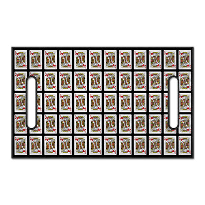 King Of Hearts Pattern Print Golf Cart Seat Cover