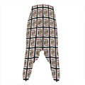 King Of Hearts Pattern Print Hammer Pants