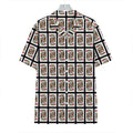 King Of Hearts Pattern Print Hawaiian Shirt