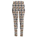 King Of Hearts Pattern Print High-Waisted Pocket Leggings