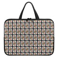 King Of Hearts Pattern Print Laptop Sleeve With Handle