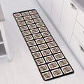 King Of Hearts Pattern Print Long Kitchen Mat