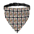 King Of Hearts Pattern Print Over The Collar Dog Bandana