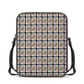 King Of Hearts Pattern Print Rectangular Crossbody Bag
