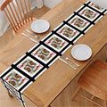 King Of Hearts Pattern Print Table Runner