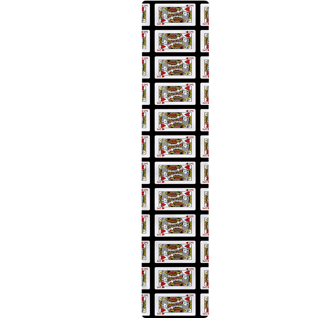 King Of Hearts Pattern Print Table Runner