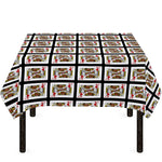 King Of Hearts Pattern Print Tablecloth