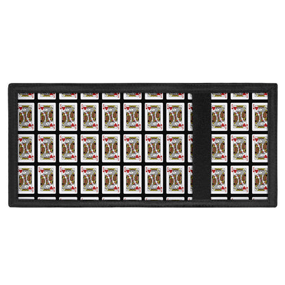 King Of Hearts Pattern Print Trifold Wallet