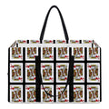 King Of Hearts Pattern Print Utility Tote Bag
