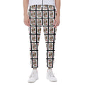 King Of Hearts Pattern Print Joggers