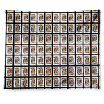 King Of Hearts Playing Card Pattern Print Tapestry
