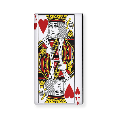King Of Hearts Playing Card Print Baby Crib Sheet