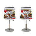 King Of Hearts Playing Card Print Bar Stool Covers