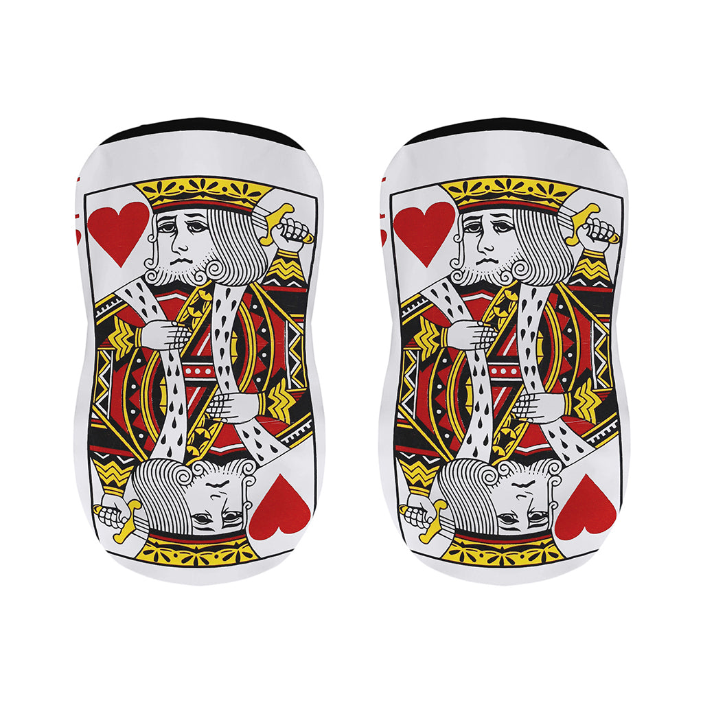 King Of Hearts Playing Card Print Bar Stool Covers