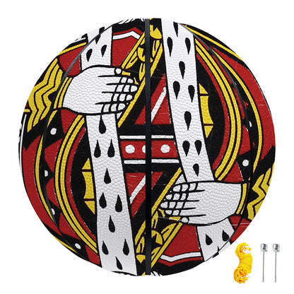 King Of Hearts Playing Card Print Basketball