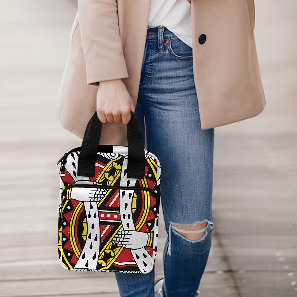 King Of Hearts Playing Card Print Bible Tote Bag