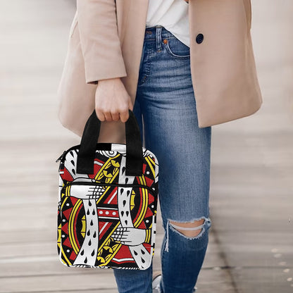 King Of Hearts Playing Card Print Bible Tote Bag