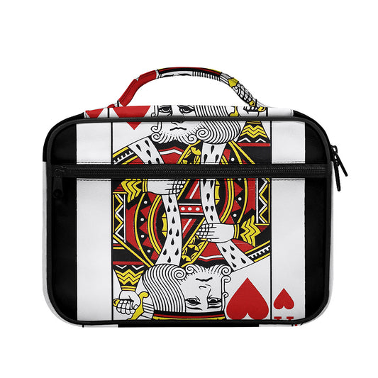King Of Hearts Playing Card Print Briefcase Bible Bag