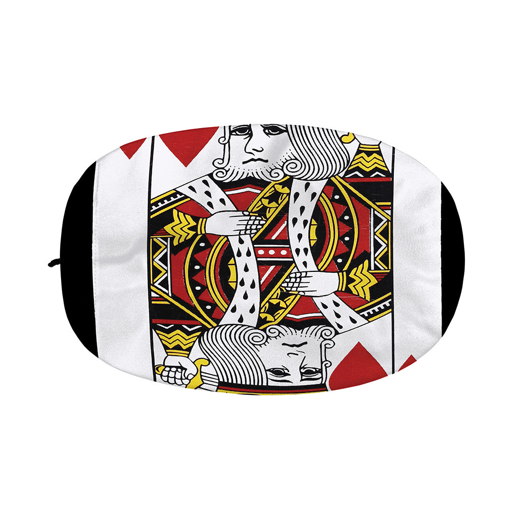 King Of Hearts Playing Card Print Car Side Mirror Covers