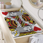 King Of Hearts Playing Card Print Changing Pad Cover