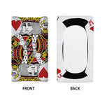 King Of Hearts Playing Card Print Changing Pad Cover