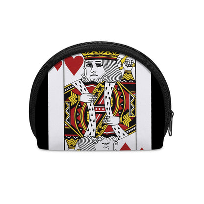 King Of Hearts Playing Card Print Coin Purse