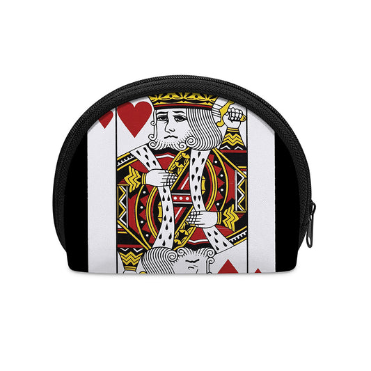 King Of Hearts Playing Card Print Coin Purse