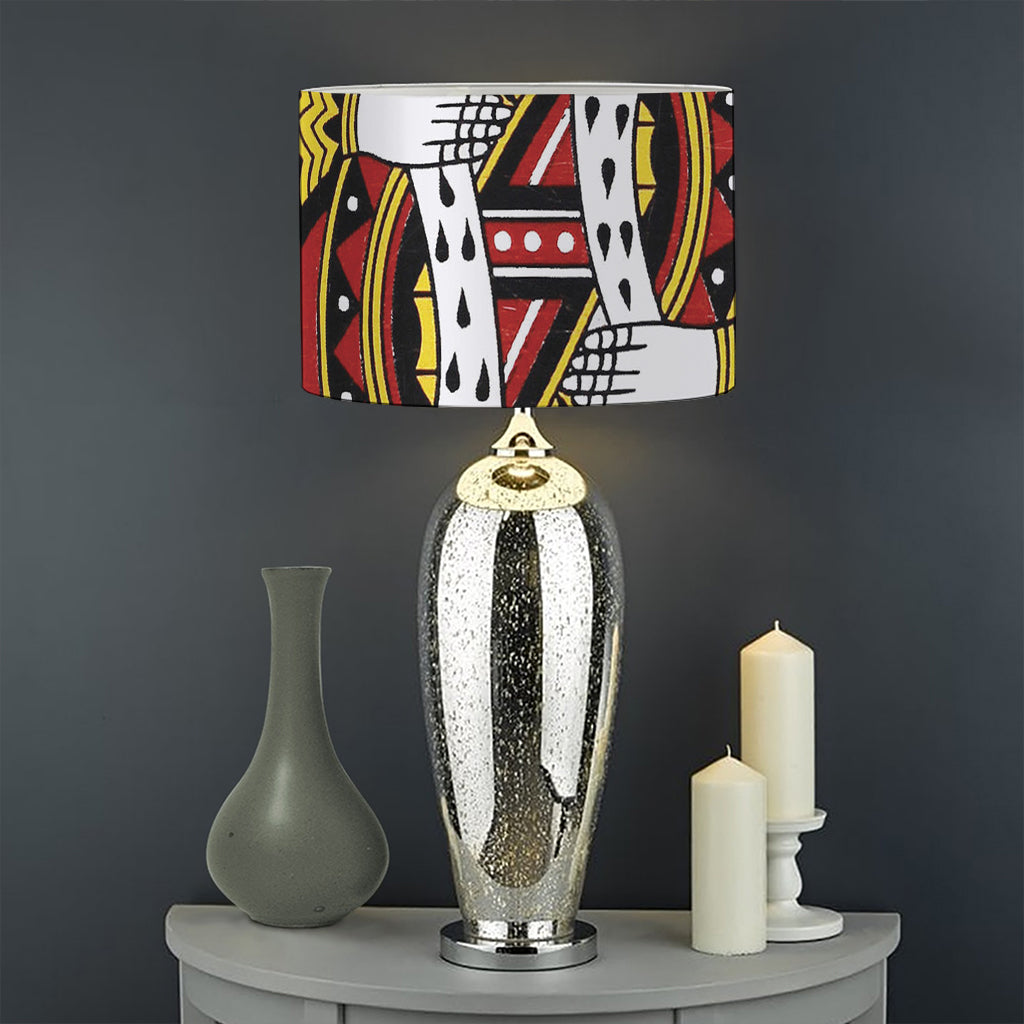 King Of Hearts Playing Card Print Drum Lamp Shade