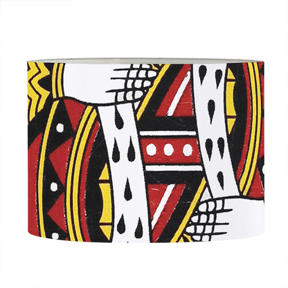 King Of Hearts Playing Card Print Drum Lamp Shade