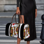 King Of Hearts Playing Card Print Duffle Bag