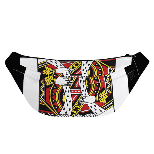 King Of Hearts Playing Card Print Fanny Pack