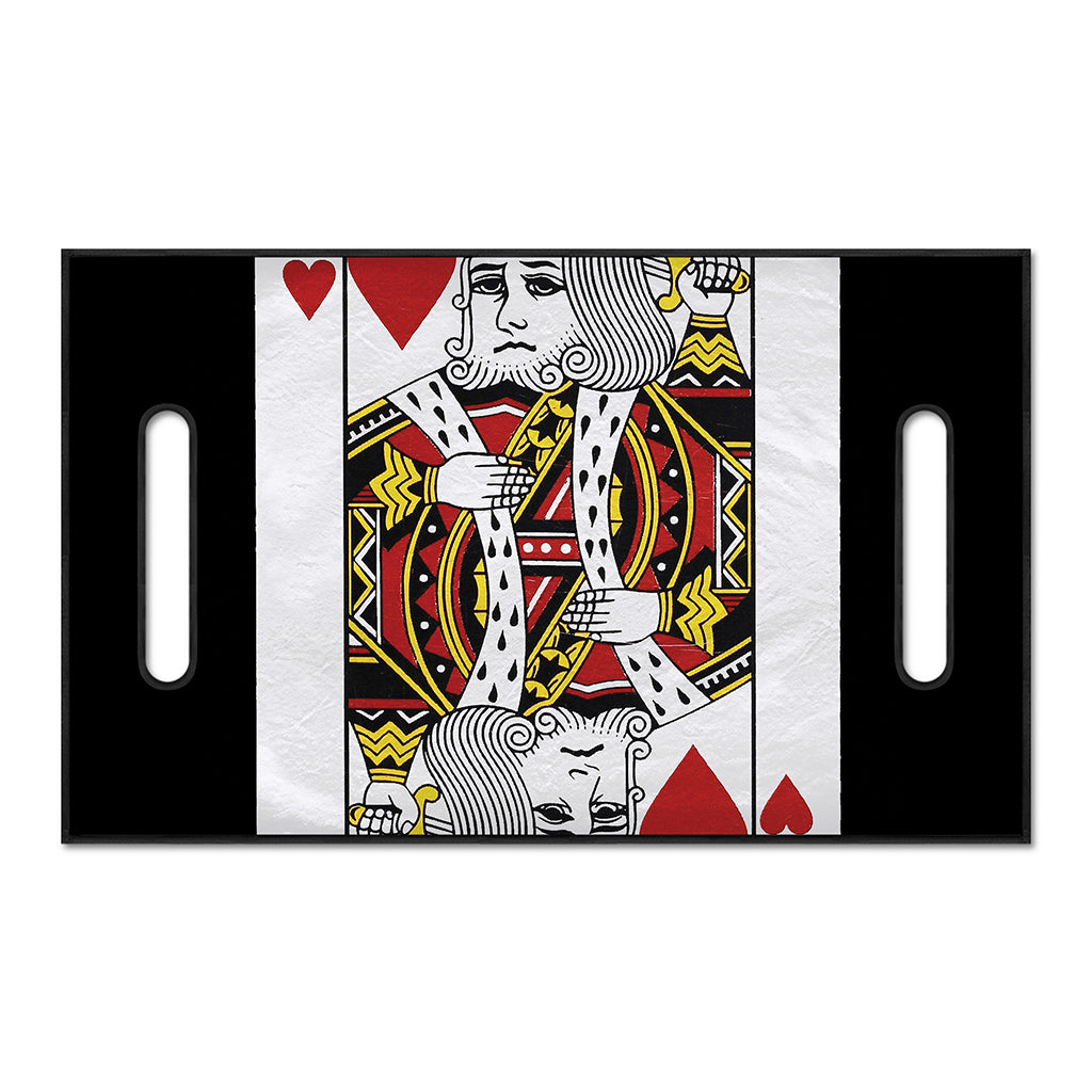 King Of Hearts Playing Card Print Golf Cart Seat Cover