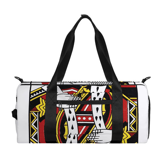 King Of Hearts Playing Card Print Gym Bag