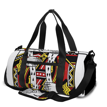 King Of Hearts Playing Card Print Gym Bag