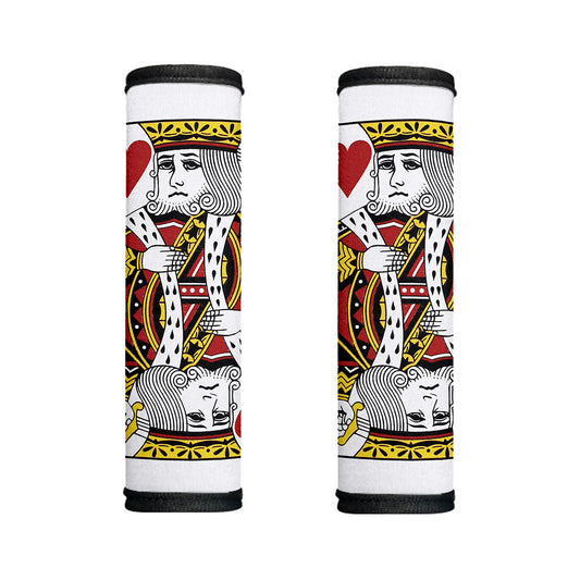 King Of Hearts Playing Card Print Handle Covers