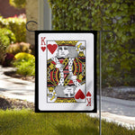King Of Hearts Playing Card Print House Flag