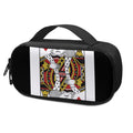 King Of Hearts Playing Card Print Portable Cooler Travel Case