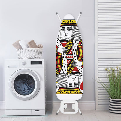 King Of Hearts Playing Card Print Ironing Board Cover