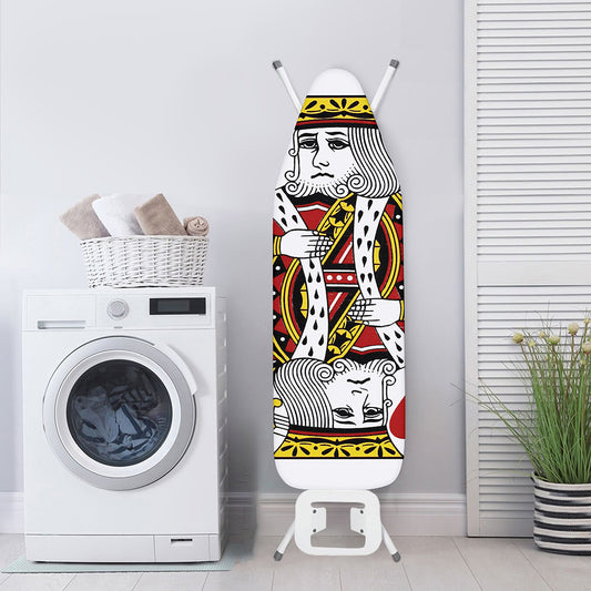 King Of Hearts Playing Card Print Ironing Board Cover