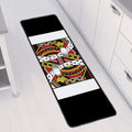 King Of Hearts Playing Card Print Long Kitchen Mat