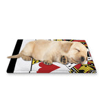 King Of Hearts Playing Card Print Pet Cooling Mat Cover