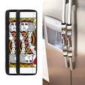 King Of Hearts Playing Card Print Refrigerator Handle Covers