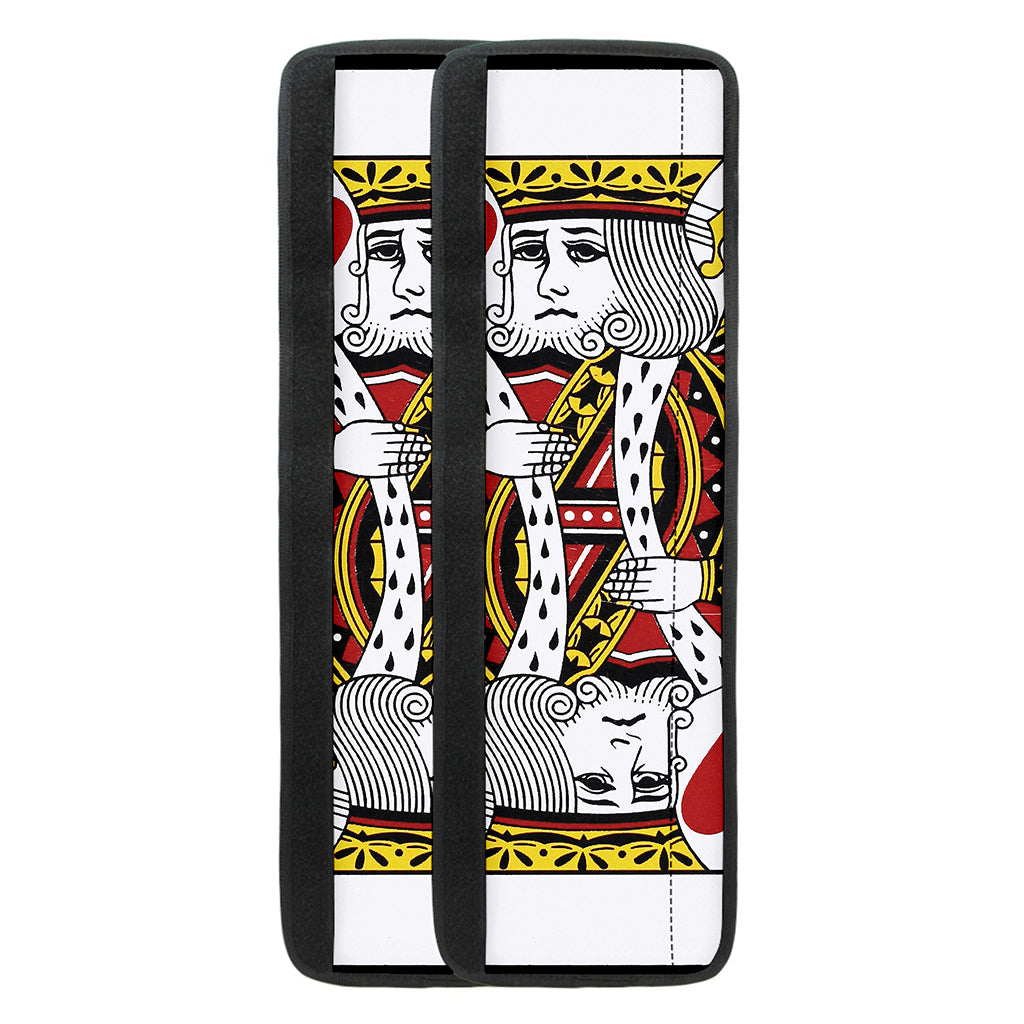 King Of Hearts Playing Card Print Refrigerator Handle Covers