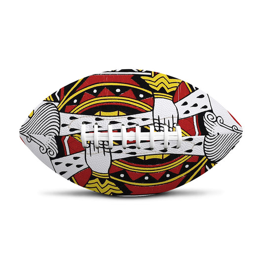 King Of Hearts Playing Card Print Rugby Ball