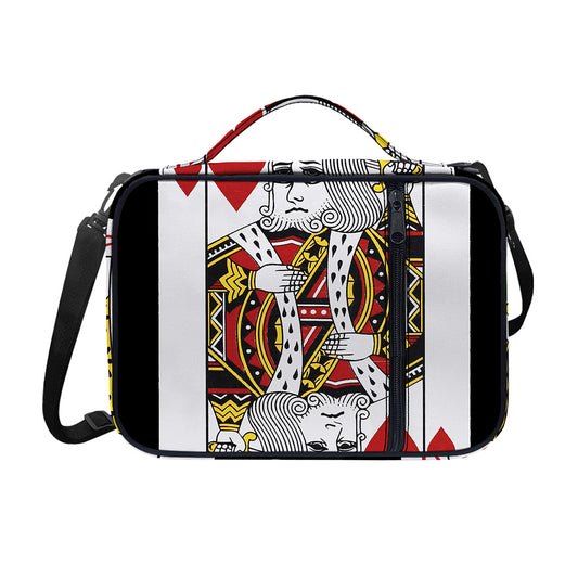 King Of Hearts Playing Card Print Shoulder Strap Bible Bag