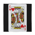 King Of Hearts Playing Card Print Silk Bandana