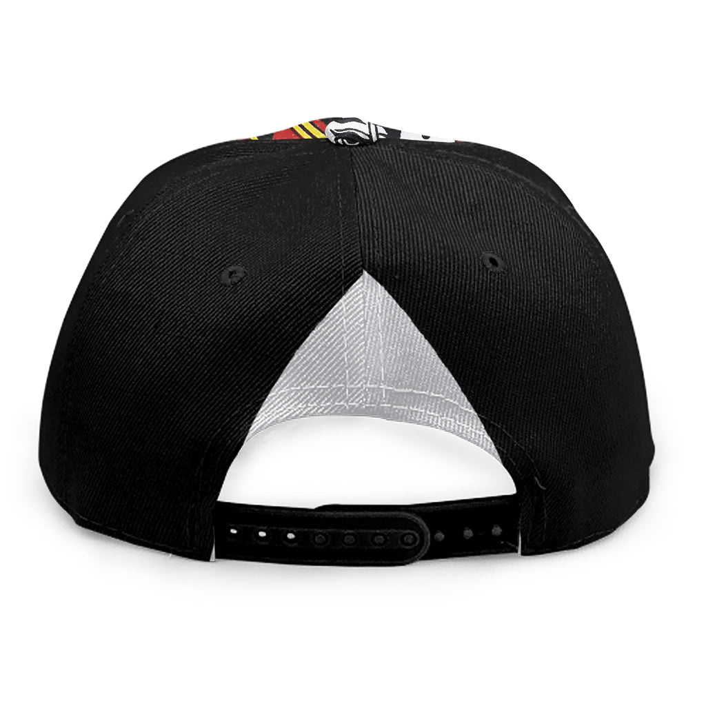 King Of Hearts Playing Card Print Snapback Cap