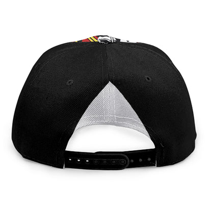 King Of Hearts Playing Card Print Snapback Cap