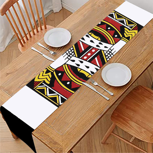 King Of Hearts Playing Card Print Table Runner